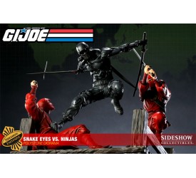 G.I. Joe Diorama Snake Eyes vs. Red Ninjas Sideshow Exclusive